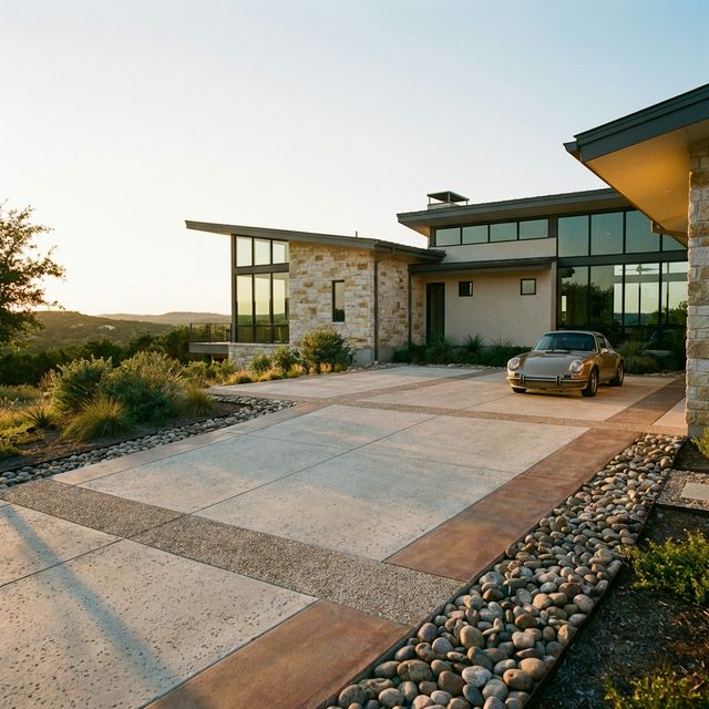 Modern Concrete Driveways